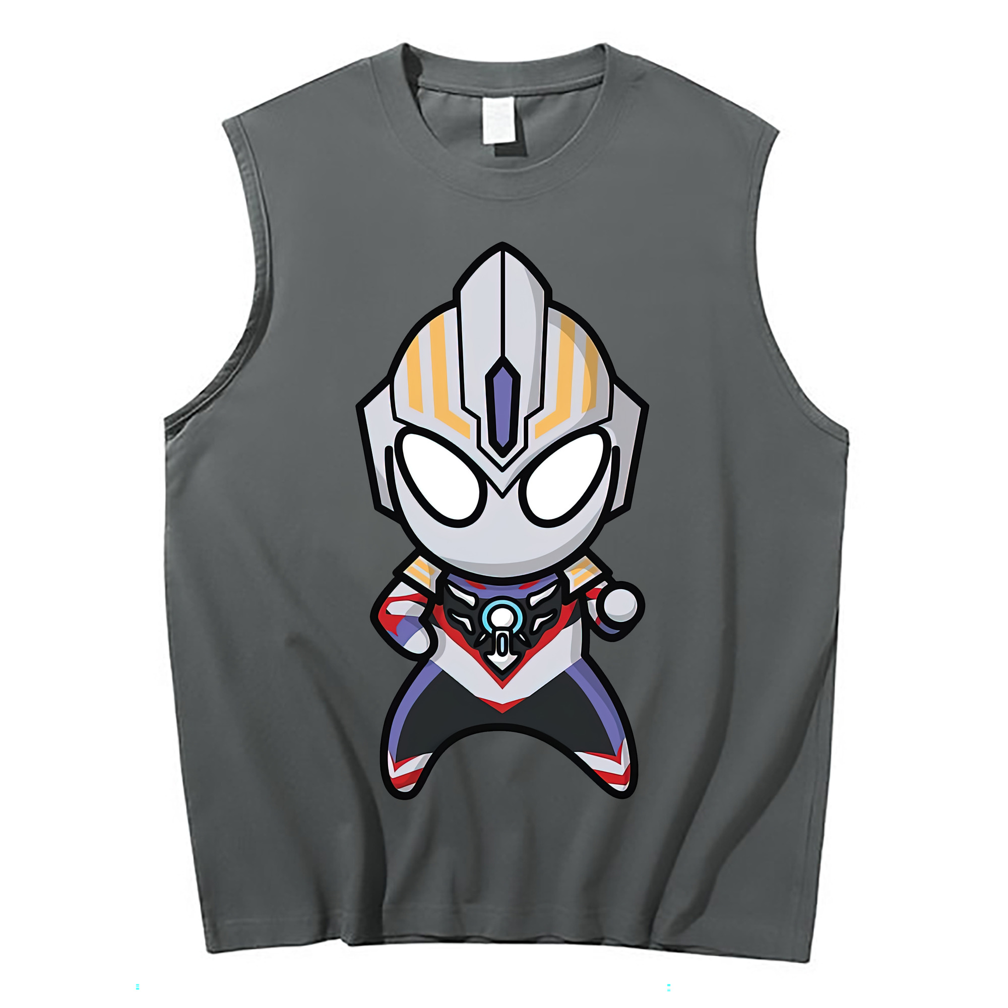 （画像用） ウルトラマン Ultraman コットン100％タンクトップ（フロントプリント）